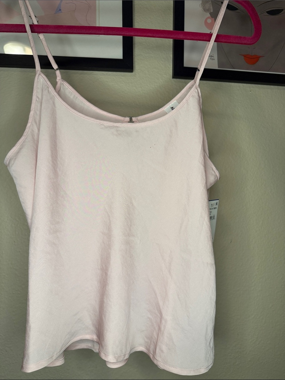 Abound Pale Pink Adjustable Spaghetti Strap Camisole